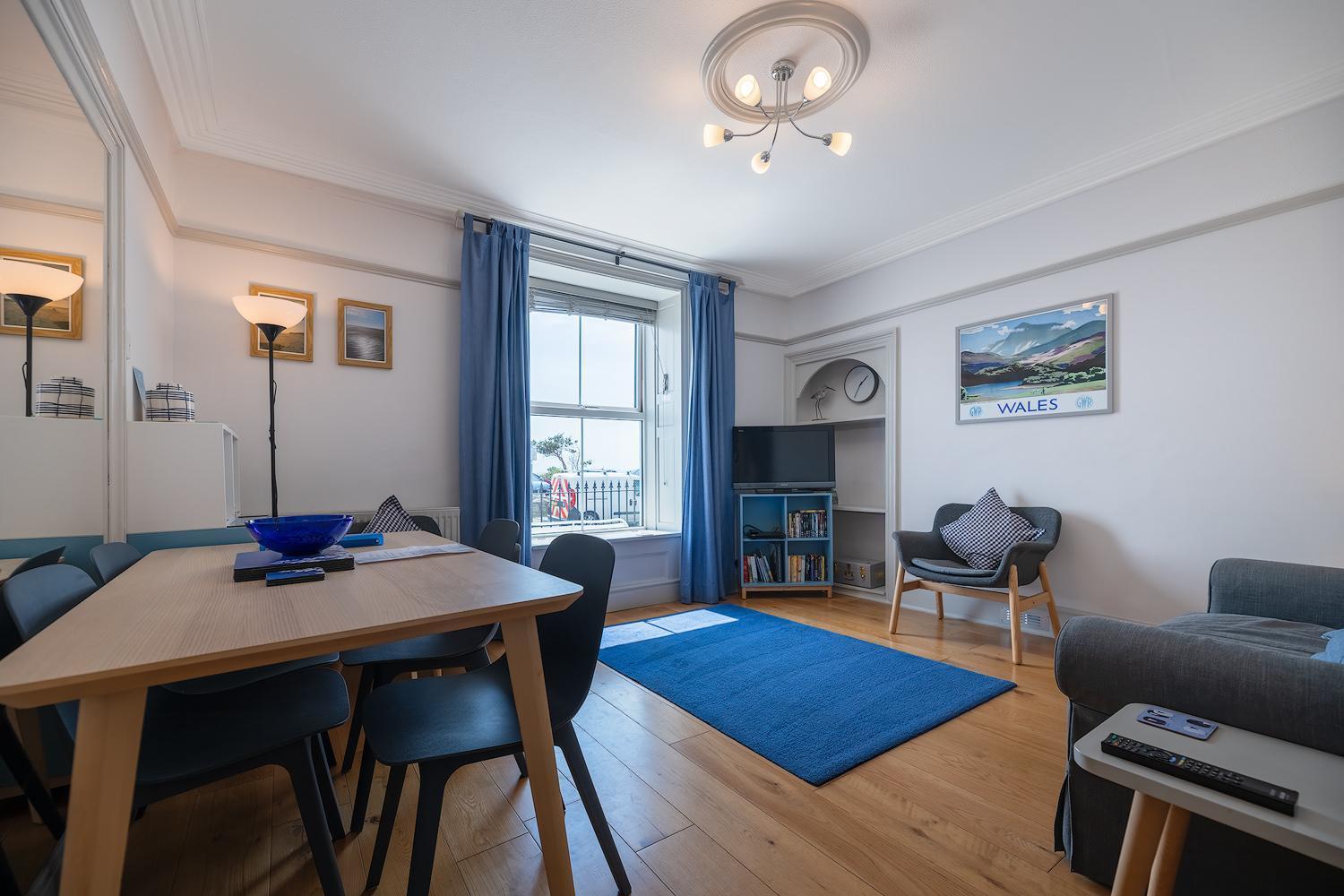 Ground Floor Sea View Apartment Aberdyfi Bagian luar foto